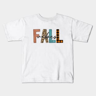 Fall Vibes Kids T-Shirt